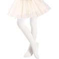 thumbnail image 1 of Tights for Girls Toddler Transition Ballet Leggings Ultra-Soft Footed Dance Stockings School Uniform Tight White S, 1 of 6