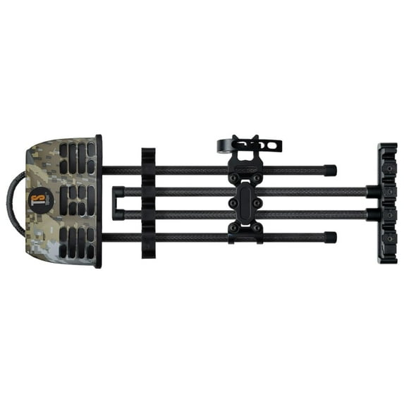 TightSpot Shift-Lock 5-Arrow Quiver, Optifade Elevated II, Triple Axis Adjustment, Carbon Fiber, Quick Detach (TSQSL5OE2D)