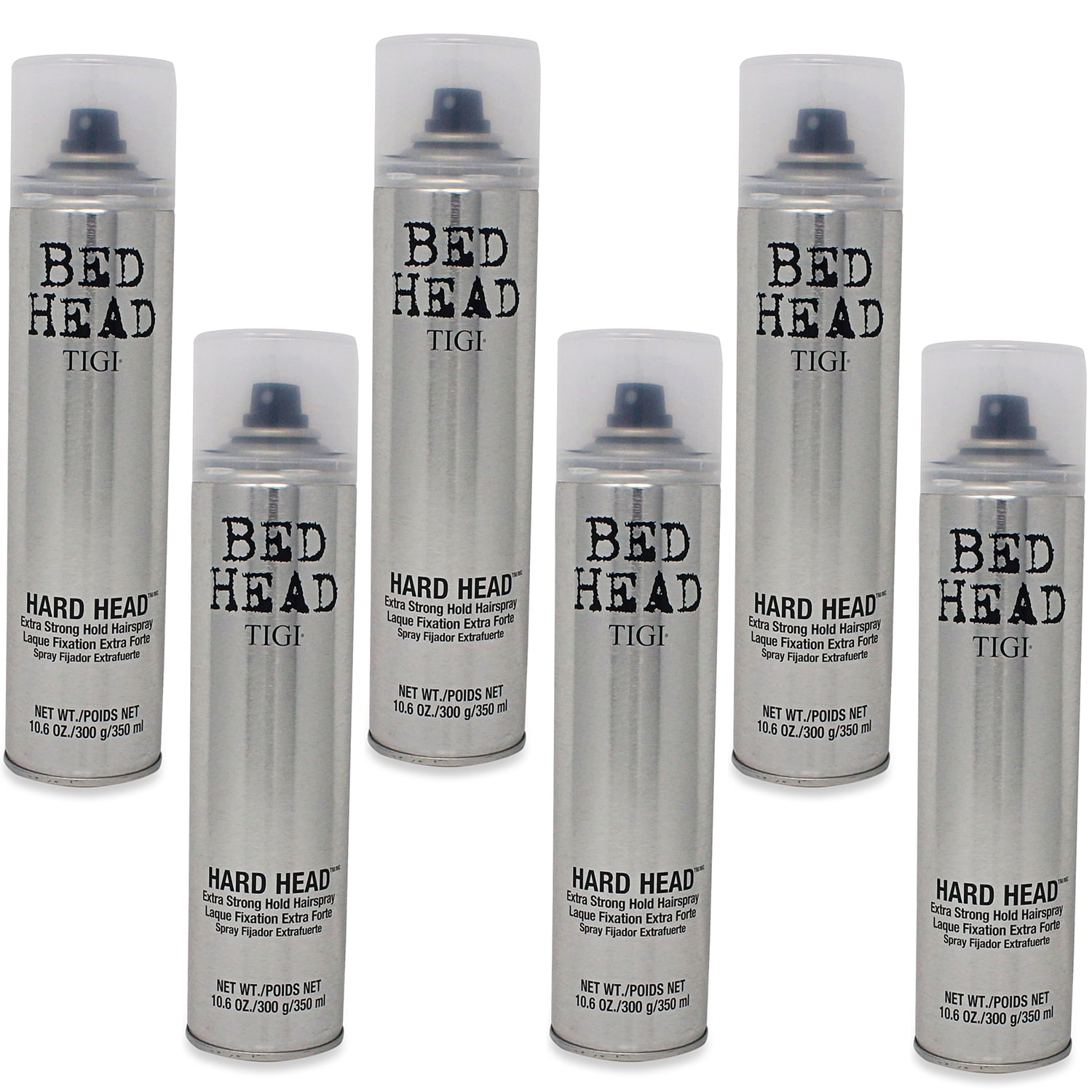 Tigi - Bed Head - Hard Head Hairspray - 10.6 Oz 6 Pack