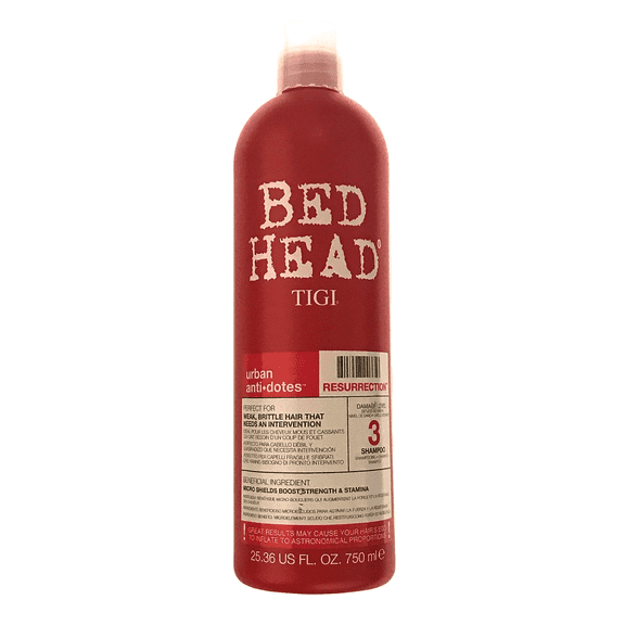 Tigi Bed Head Resurrection Shampoo 25.36 Oz, For Weak And Brittle Hair