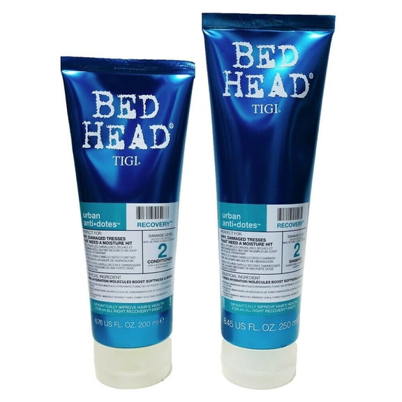 Tigi Bed Head Urban Anti-Dotes Recovery Shampoo & Conditioner Dry Hair 8.45/6.76