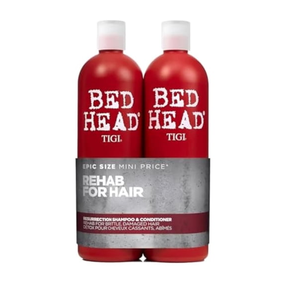 Tigi Bed Head Urban Anti+dotes Resurrection Shampoo & Conditioner Damage Level 3, 25.36 OuncePack of 2
