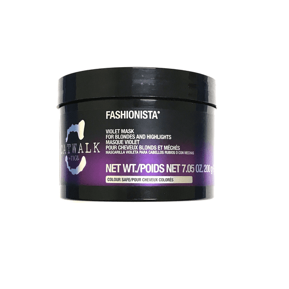 Tigi Catwalk Fashionista Violet Mask 7.05 Oz, For Blondes And Highlights