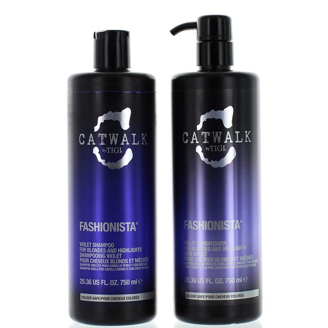 Tigi Catwalk Fashionista Violet Shampoo & Conditioner 25.36 Oz Combo