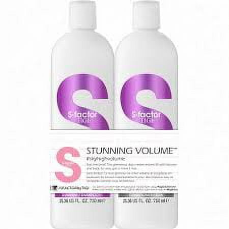 tigi s factor stunning volume tween shampoo & conditioner duo 2 x 750ml
