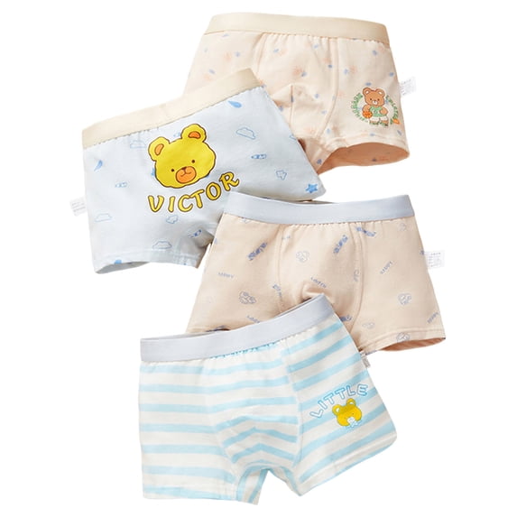 Tigivemen Boys Cotton Briefs Training Underwear for Toddlers Dinosaur Printed Cotton Underpants Size 12-16 Years