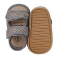 thumbnail image 1 of Tigivemen Infant Baby Sandals Outdoor Beach Summer Shoes Soft Sole Breathable Newborn Sandal Grey Size 6, 1 of 6
