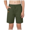 thumbnail image 1 of Tigivemen Summer Boys Shorts Breathable Athletic Running Sweatshorts Teens Workout Short 11-12Y,Ag, 1 of 5