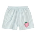 thumbnail image 1 of Tigivemen Summer Lounge Shorts for Girls Casual Ruffle Elastic High Waist Swim Shorts with Pockets E 6-12 Months, 1 of 4