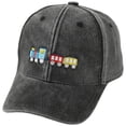 thumbnail image 1 of Tigivemen Vintage Baseball Cap Cartoon Miniature Train Baseball Hats Summer Sunhats for Kids Black, 1 of 6