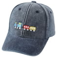thumbnail image 1 of Tigivemen Vintage Baseball Cap Cartoon Miniature Train Baseball Hats Summer Sunhats for Kids Navy, 1 of 5