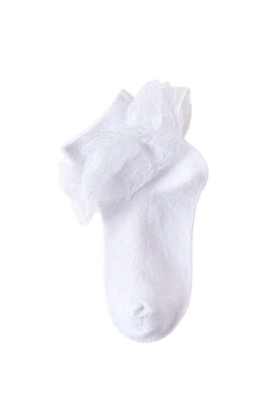 cotton dance ruffle socks for toddler girls fashion Tutu Socks with Lace Frilly
