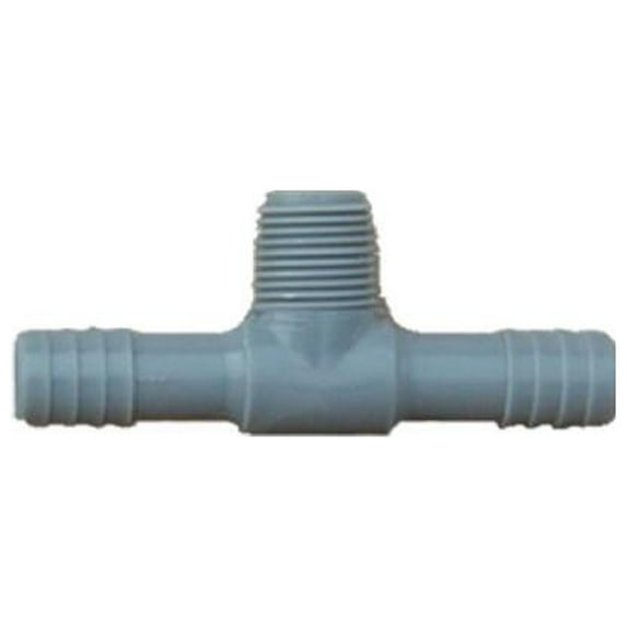 Tigre USA 1403-007BC Poly Pipe Insert Tee, 3/4 In. MPT - Quantity 200