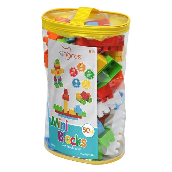 Tigres Construction Set "Mini Blocks" 50 Elements
