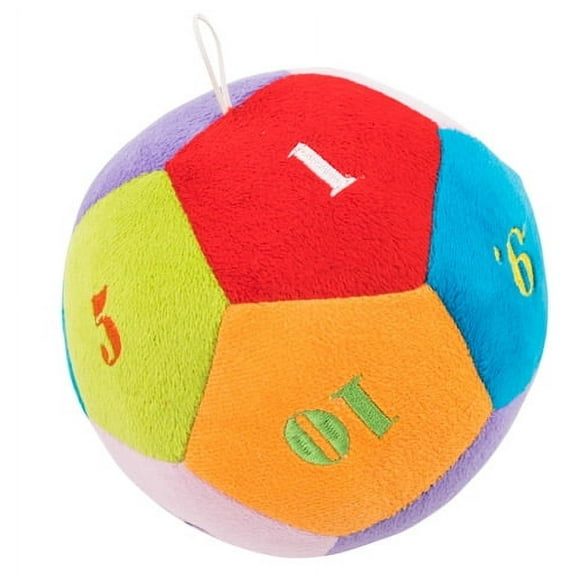 Tigres Toy Ball with Numbers, Plush Toy