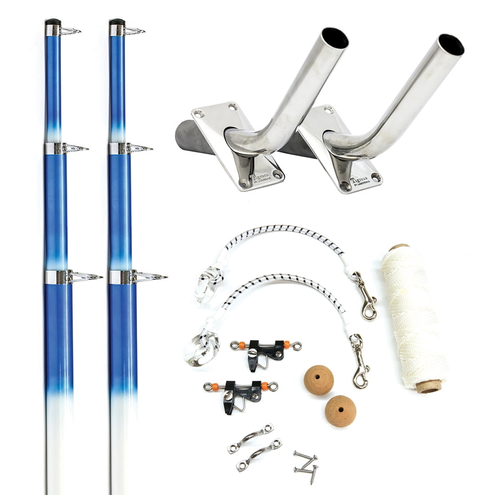 Tigress 88200-1 15 ft. Fiberglass Telescoping Outrigger System - White ...