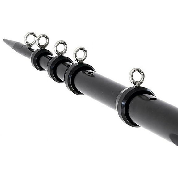 Tigress 88923-1 Xd Telescoping Aluminum Outrigger Poles - 15' - 1-1/8" Od Black