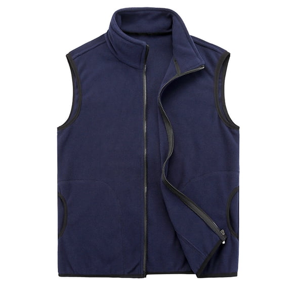 Tii.MM Women's Fleece Vest Outerwear Sleeveless Lightweight Zip Jackets Warm Soft Vests for Fall and Winter