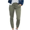 thumbnail image 1 of Tii.MM Womens Casual Slim Fit Tapered Jogger Pants Skinny High Waist Cinch Bottom Cargo Pants with Pockets Athletic Work Outfits(X-Large,Gray), 1 of 7