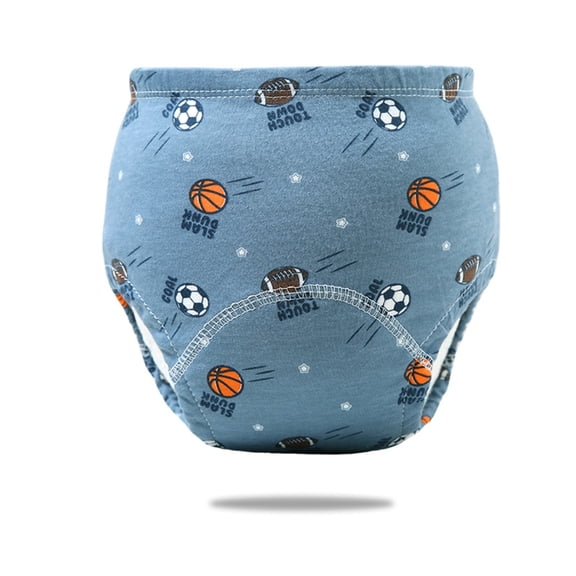 Tiijoy Baby Cotton Leakproof Panty Diaper Breathable Soft Underwear Undies, Sizes 6-12