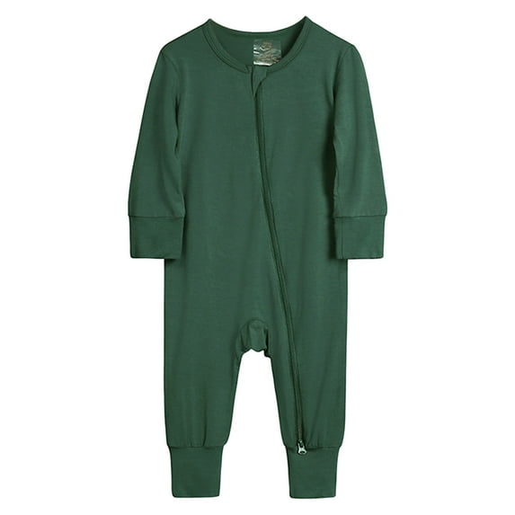 Tiijoy Baby One-Piece Footies Long Sleeve Sleeper Jumpsuit, Sizes 18-24M