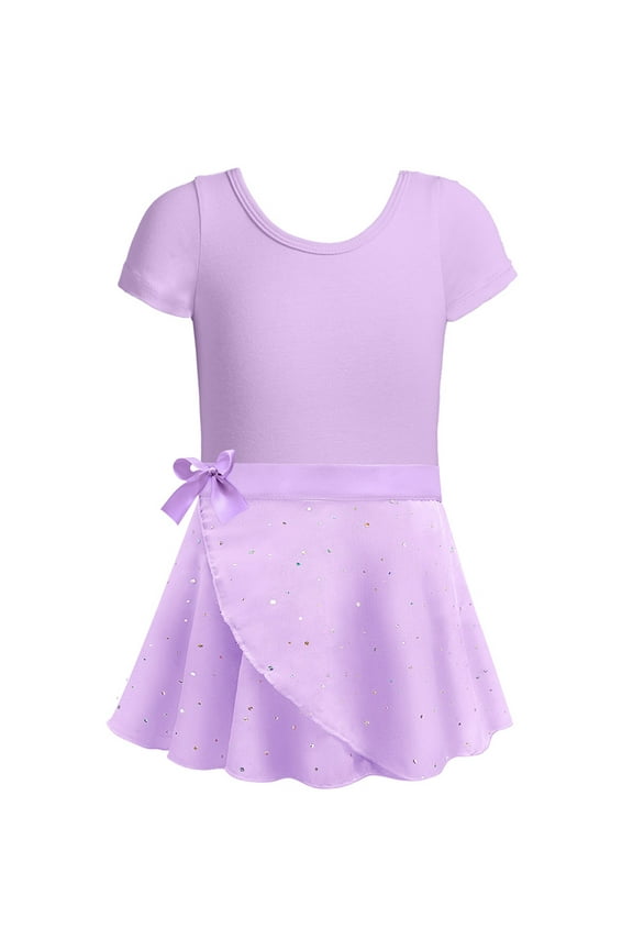 Ballet Leotards for Girls with Removable Skirt Ballet Dance Dress, Sizes 4-5