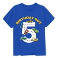 thumbnail image 1 of Tiijoy Big Boys 5Th Birthday T Shirt Letter Print Short Sleeve T-Shirt, Sizes 12-13, 1 of 2