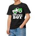 thumbnail image 1 of Tiijoy Big Boys Birthday Short Sleeve T-Shirt Letter Graphic Crew Neck Tshirt, Sizes 8-9, 1 of 3