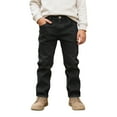 thumbnail image 1 of Tiijoy Big Boys Lined Jeans Warm Stretch Skinny Fit Denim Pants, Sizes 7-16, 1 of 8