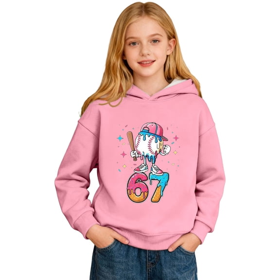 Tiijoy Big Boys Graphic Hooded Sweatshirt Long Sleeve Pullover Hoodie, Sizes 9-10