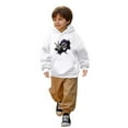 thumbnail image 1 of Tiijoy Big Boys Halloween Graphic Hoodie Skeleton Print Pullover Hooded Sweatshirt, Sizes 11-12, 1 of 4
