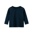 thumbnail image 1 of Tiijoy Big Boys Long Sleeve Basic T Shirt Solid Casual Crew Neck T-Shirt Undershirt, 1 of 2