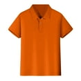 thumbnail image 1 of Tiijoy Big Boys Short Sleeve Pique Polo School Uniform Kids Solid Unisex Casual Shirt, 1 of 6