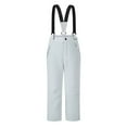 thumbnail image 1 of Tiijoy Big Boys Ski Overalls Padded Warm Suspenders Pants Snow Romper, Sizes 10-12, 1 of 2