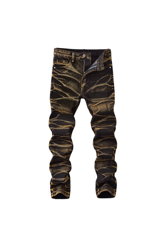 Big Boys' Fit Distressed Jeans Fashion Streetwear Denim Pants Jeggings