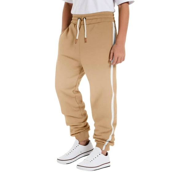Tiijoy Big Boys Tapered Sweatpants Athletic Jogger Pants Casual Trousers, Sizes 9-10