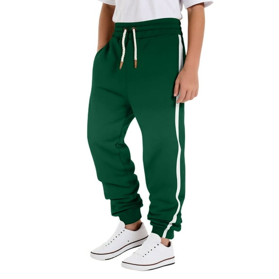 Tiijoy Big Boys Tapered Sweatpants Athletic Jogger Pants Casual Trousers, Sizes 9-10