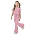 thumbnail image 1 of Tiijoy Big Girls Fashion Outfits Sequins Print Short Sleeve T-Shirt Flare Pants Set, Sizes 7-8, 1 of 3
