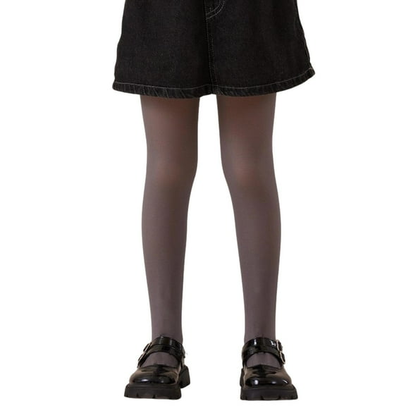 Tiijoy Big Girls Lined Tights Winter Pantyhose Warm Stretchy Leggings, Sizes 9-12