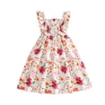 thumbnail image 1 of Tiijoy Big Girls Floral Smocked Sleeveless Dress Summer Ruffle Tiered Dress, Sizes 7-8, 1 of 8