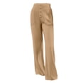 thumbnail image 1 of Tiijoy Big Girls High Rise Flat Front Pants School Uniform Stretch Twill Slim Pants, 1 of 8