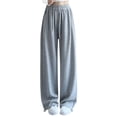 thumbnail image 1 of Tiijoy Big Girls High Rise Straight Leg Sweatpants Solid Loose Fit Casual Active Pants, 1 of 8