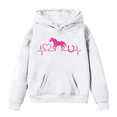 thumbnail image 1 of Tiijoy Big Girls Hoodie Horse Print Hooded Sweatshirt Fall Winter Clothes, Sizes 10-11, 1 of 3