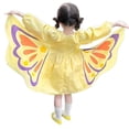 thumbnail image 1 of Tiijoy Big Girls Long Puff Sleeve Butterfly Dress Casual Cute Play Dress, Sizes 7-8, 1 of 8
