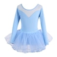thumbnail image 1 of Tiijoy Big Girls Long Sleeve Ballet Tutu Skirted Leotards Dance Dress, Sizes 9-10, 1 of 2