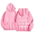 thumbnail image 1 of Tiijoy Big Girls Preppy Hoodie Cute Bow Print Pullover Hooded Sweatshirt, Sizes 10-11, 1 of 4