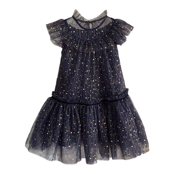 Tiijoy Big Girls Ruffles Tiered Tulle Dress Pageant Party Princess Dress, Sizes 8-9