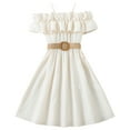 thumbnail image 1 of Tiijoy Big Girls Sleeveless Ruffle Dress Elegant A-Line Princess Dress, Sizes 9-10, 1 of 7
