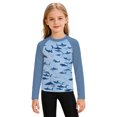 thumbnail image 1 of Tiijoy Boy's Athletic Quick Drying Rash Guard UPF 50+ Long Sleeve Swim Shirt, Sizes 3-14, 1 of 2