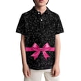 thumbnail image 1 of Tiijoy Boy's Short Sleeve Polo Shirt Casual Comfy Turn Down Collar Shirt for Kids, Sizes 3-14, 1 of 3